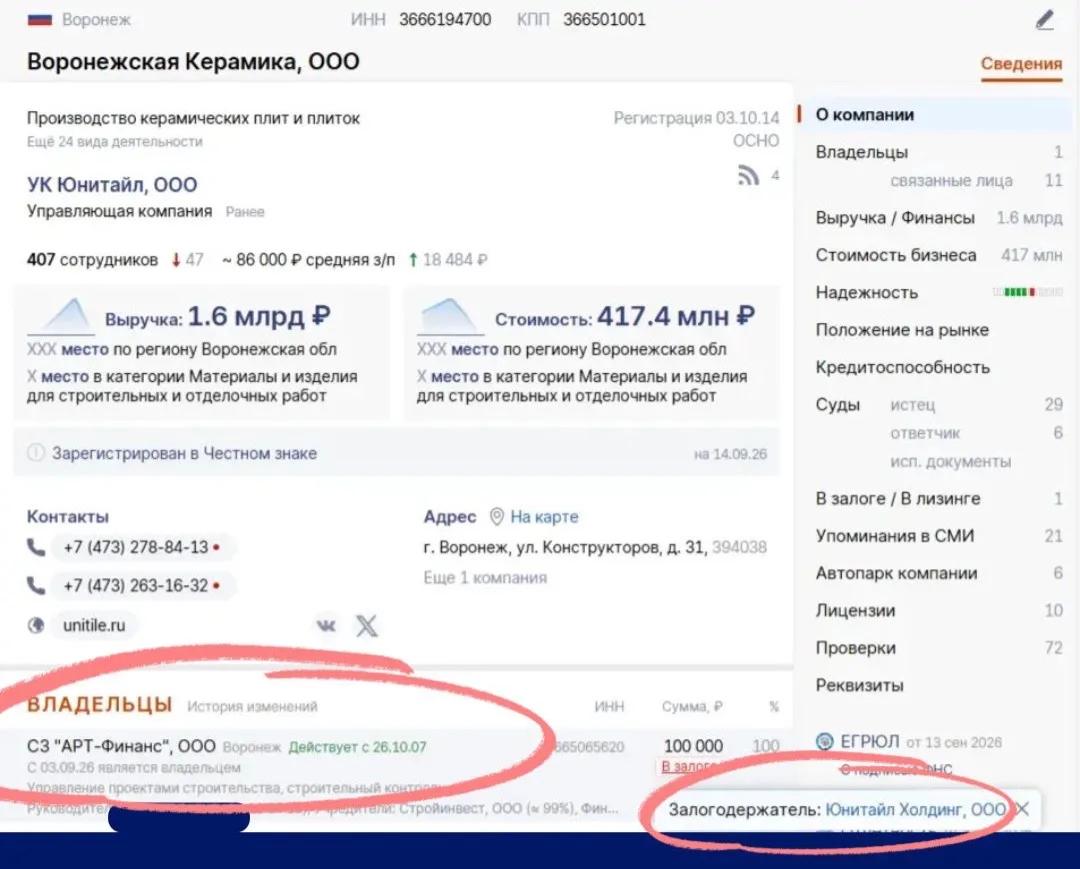 Воронежский керамический завод