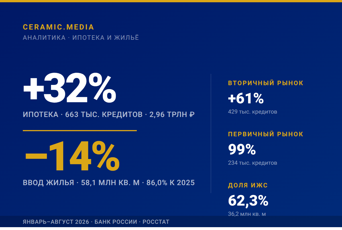 ипотека и ввод жилья